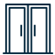Ícone de Portas Residenciais